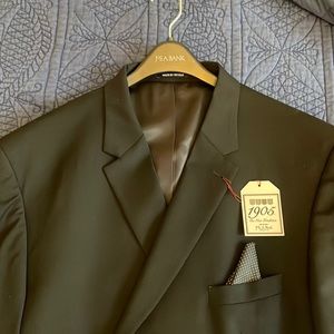 Jos A. Bank - mens suit jacket - black - new with tags - size 56XL